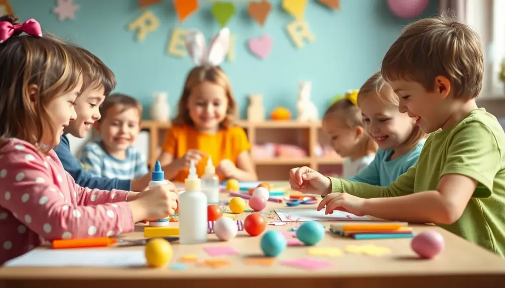 Osterbasteln mit Kindern - Klebetipps für kreative Ostermomente mit Bastelkleber