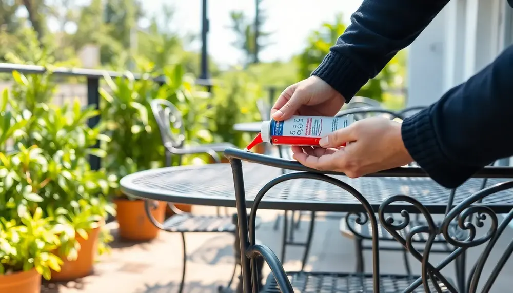 Terrassenmöbel aus Metall retten – so geht’s mit Kaltschweißmittel