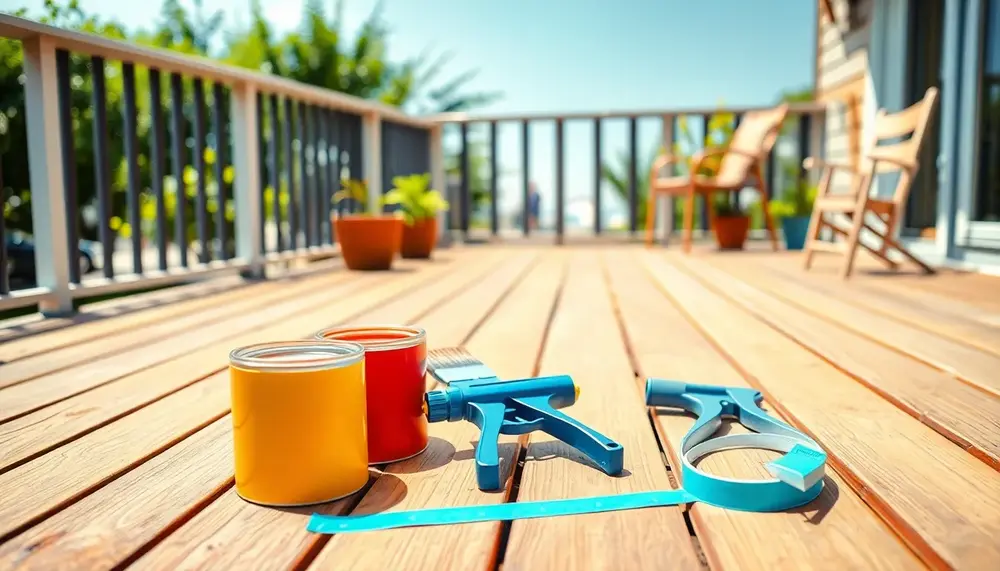 Terrassenverschönerung im Juni – Primer als Basis für neue Farben