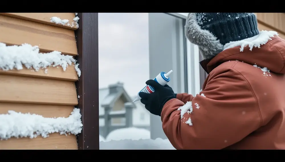 Universal Dichtmasse für winterfeste Reparaturen am Haus