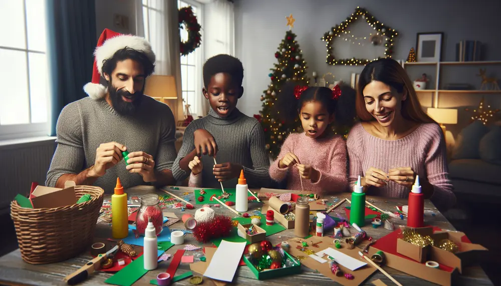 Weihnachtsdeko basteln mit den Kindern - Wie Sie tolle Ideen mit kinderfreundlichem Öko-Kleber umsetzen können